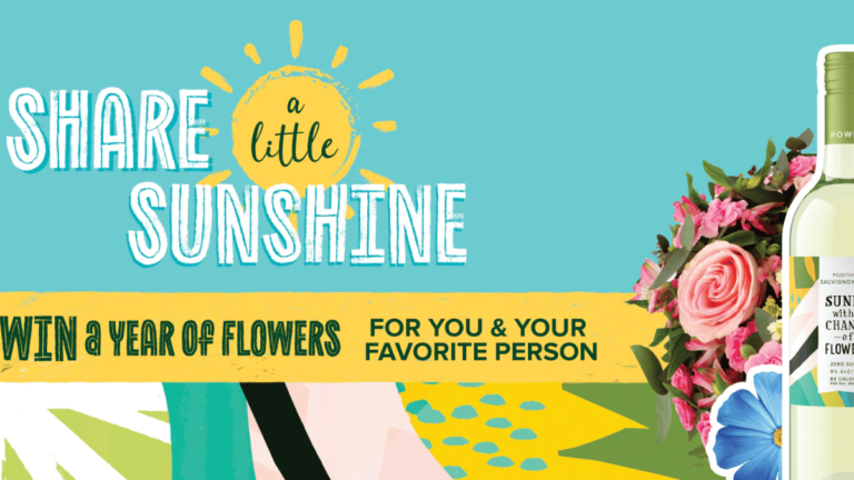 Win a Year of Monthly Flowers in the Sunny with a Chance of Flowers Sweepstakes