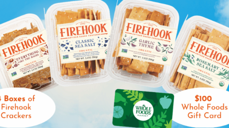 Win a Firehook Crackers Prize Package and Whole Foods Gift Card