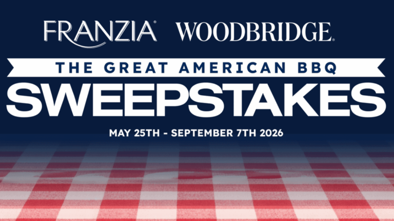 Win $10,000 Cash in the Franzia & Woodbridge Great American BBQ Sweepstakes