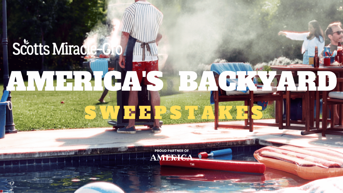 Scotts Miracle-Gro America’s Backyard Sweepstakes & Instant Win