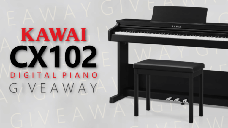 Win a Kawai CX102 digital piano valued at $1,199!